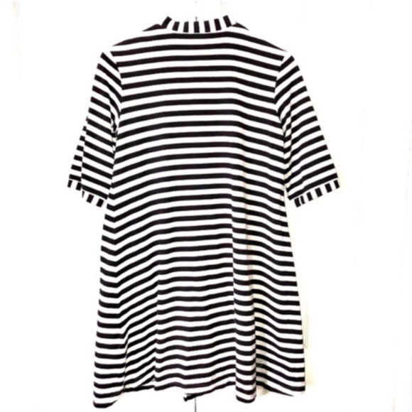 Marimekko Striped Button Front Tunic Dress - Picture 6 of 7